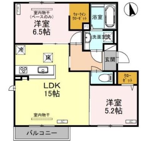 クラッセ　A棟の物件間取画像